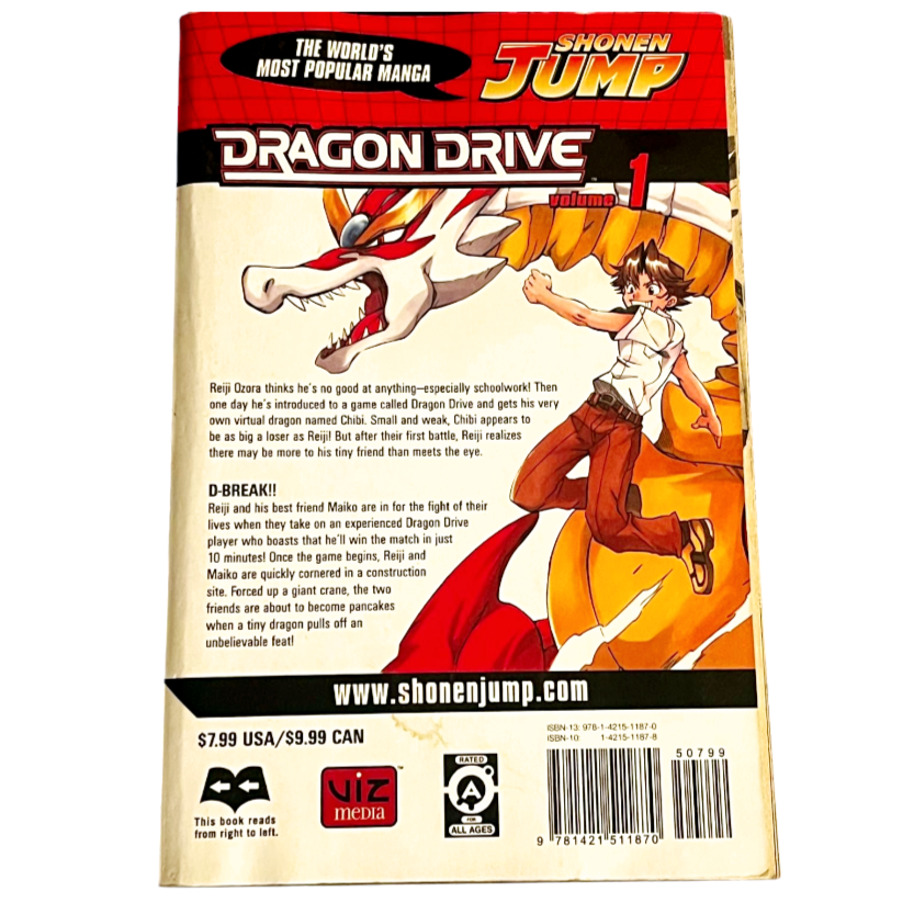 Dragon Drive, Volumes #1/2 by Kenichi Sakura (Japanese Manga) Books