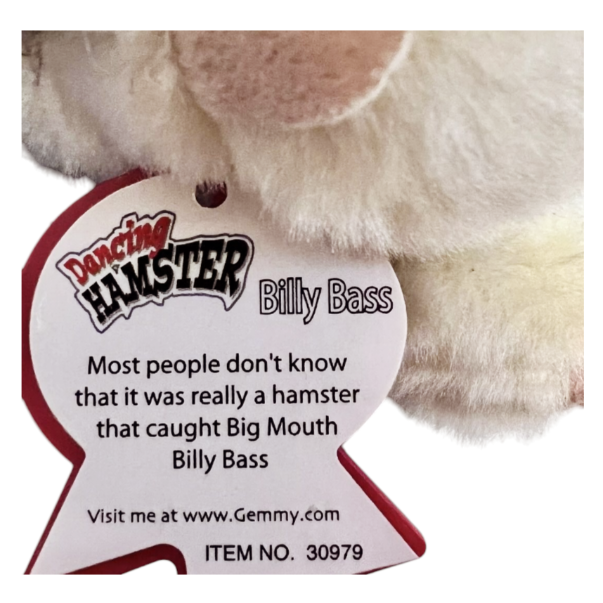 NIB *Dancing Hamster Fishing "Fly Guy" Dances Plays Song Gemmy (2003)