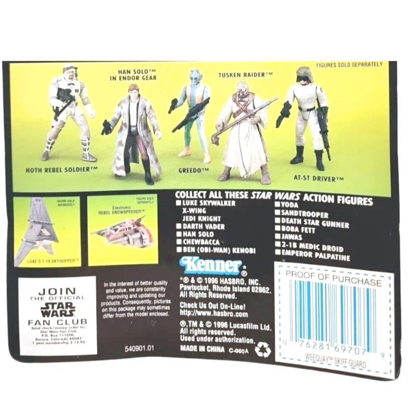 NIP *Kenner Star Wars: Power of the Force 'Weequay' Skiff Guard Figure 1005