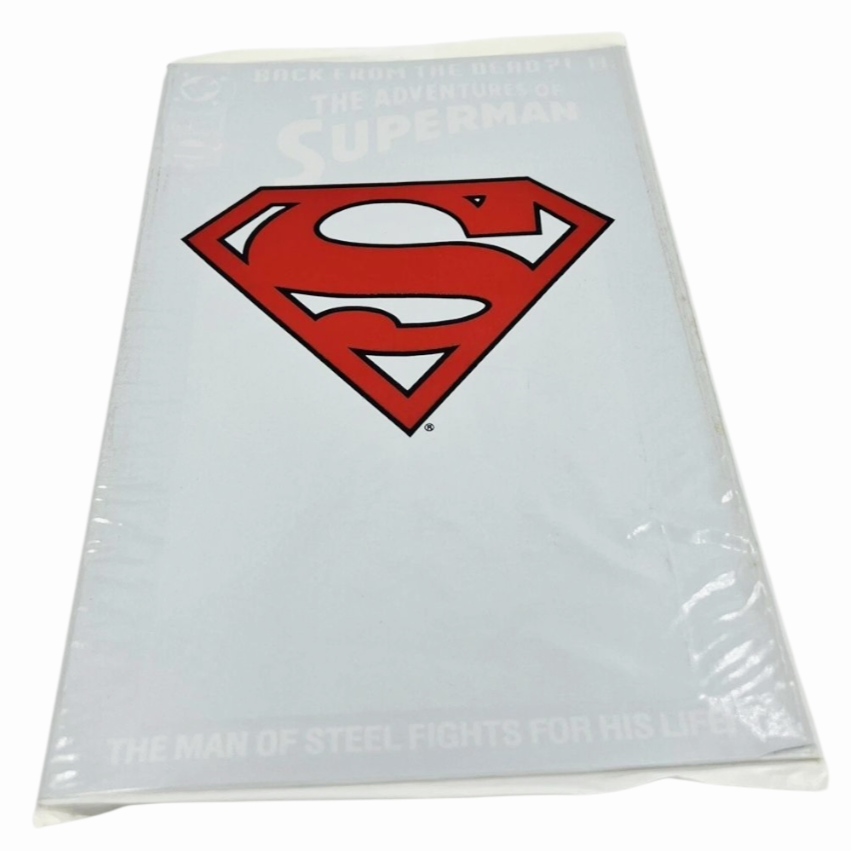 1993 Superman #500 "Death Of Superman" DC Comic White Bag w/ Card