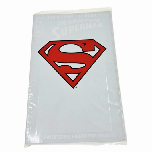 1993 Superman #500 "Death Of Superman" DC Comic White Bag w/ Card
