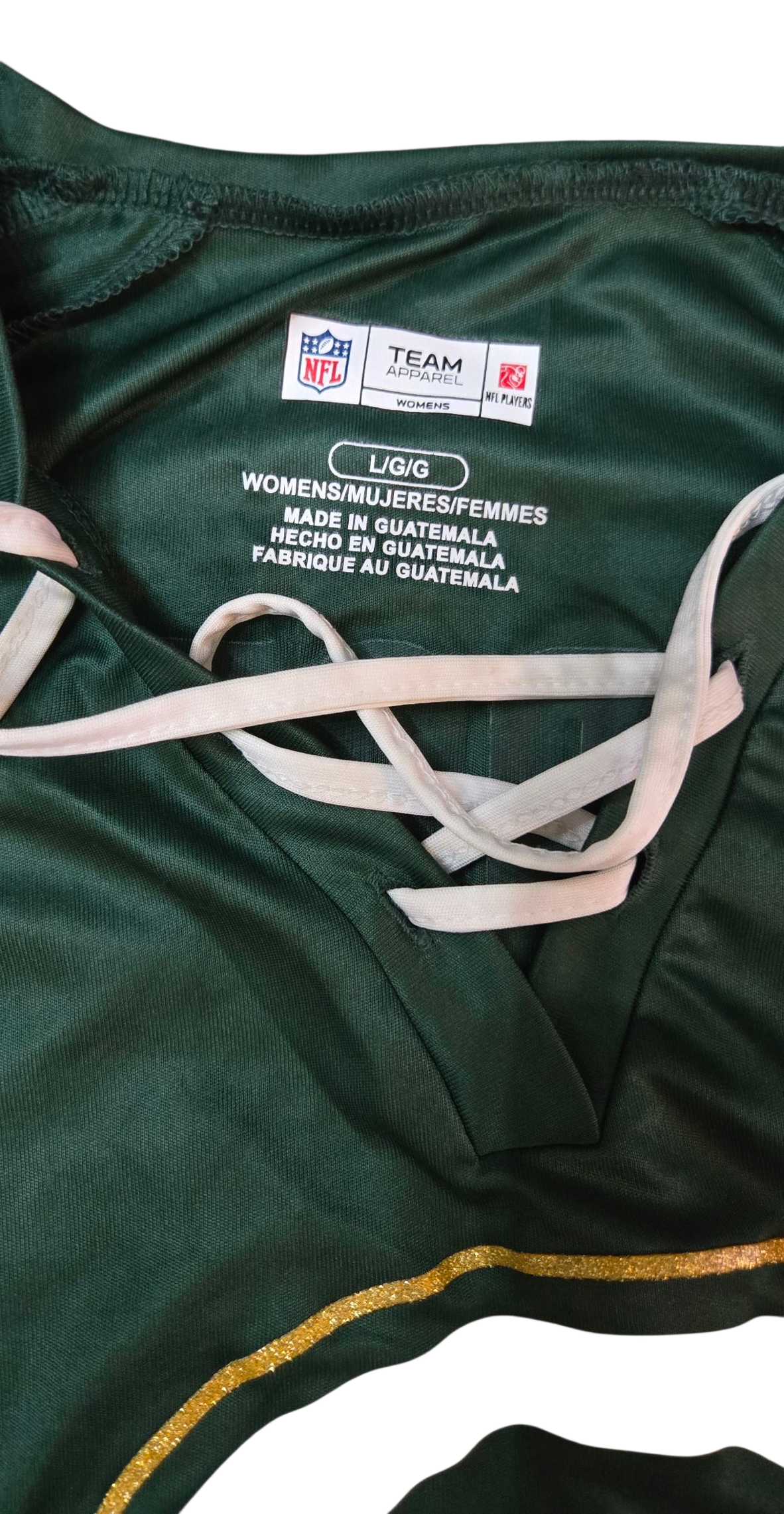 Green Bay Packers *Women's NFL Jersey (Rodgers #12) Size Large