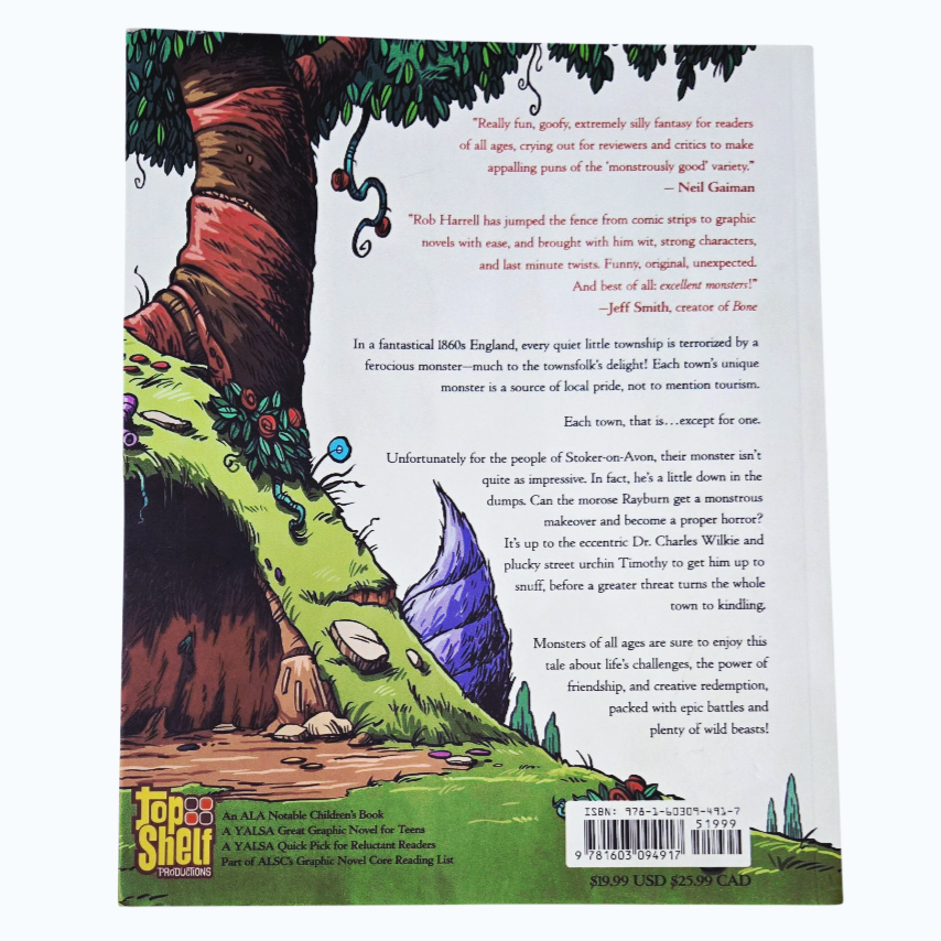 'Monster On The Hill' *Rob Harrell (2020) Expanded Edition Children Book