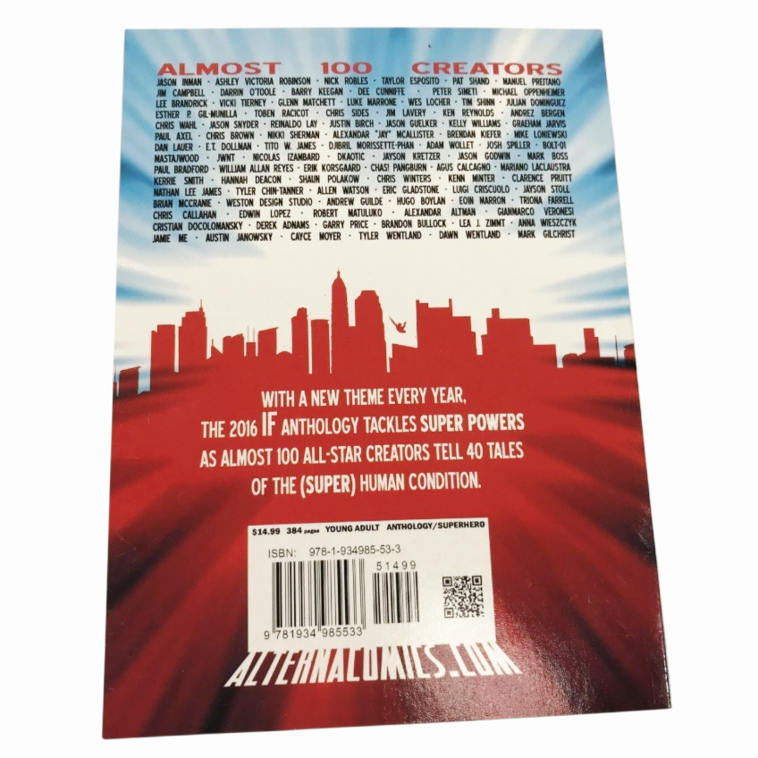 Signed *IF Anthology: Super Powers Comic Book / Peter Simeti (2016) 384 pgs