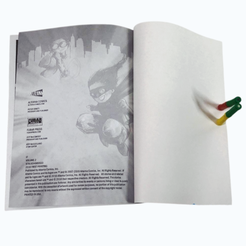 Signed *IF Anthology: Super Powers Comic Book / Peter Simeti (2016) 384 pgs