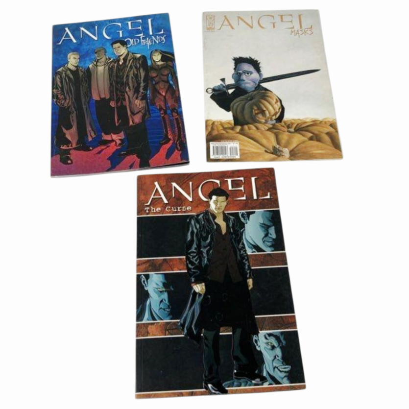 ANGEL *3 Comic Books: The Curse, Masks, Old Friends (2006) Asylum/IDW