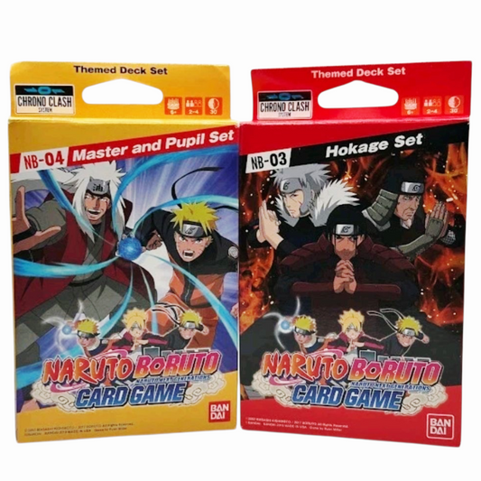 NIB *Chrono Clash Naruto Boruto Card Games NB-03 & NB-04 Expansion Sets