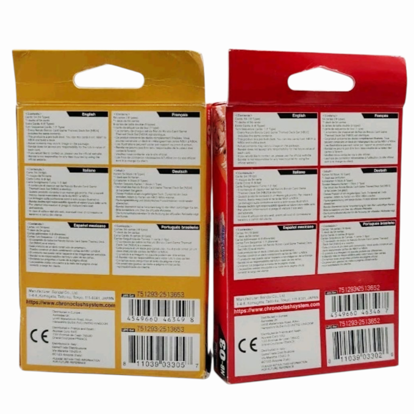 NIB *Chrono Clash Naruto Boruto Card Games NB-03 & NB-04 Expansion Sets