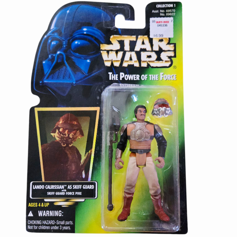 NIB *Star Wars: Power of the Force 'LANDO CALRISSIAN as SKIFF GUARD' Action Figure