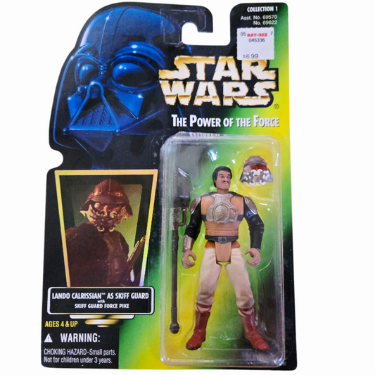NIB *Star Wars: Power of the Force 'LANDO CALRISSIAN as SKIFF GUARD' Action Figure