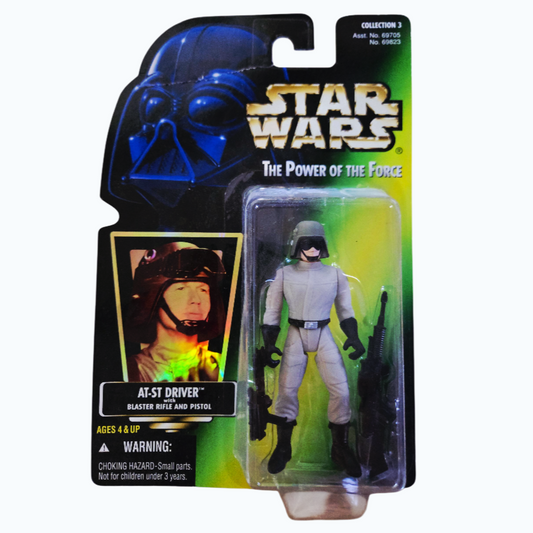 NIB *Star Wars: Power of the Force 'AT-ST DRIVER' Action Figure