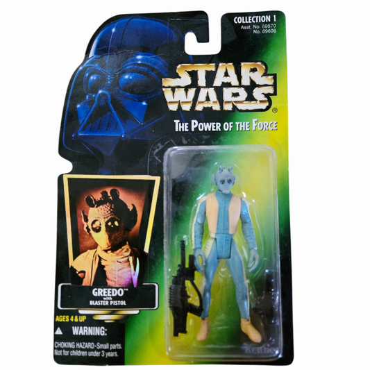 NIB *Star Wars: Power of the Force 'GREEDO' in Endor Gear Action Figure