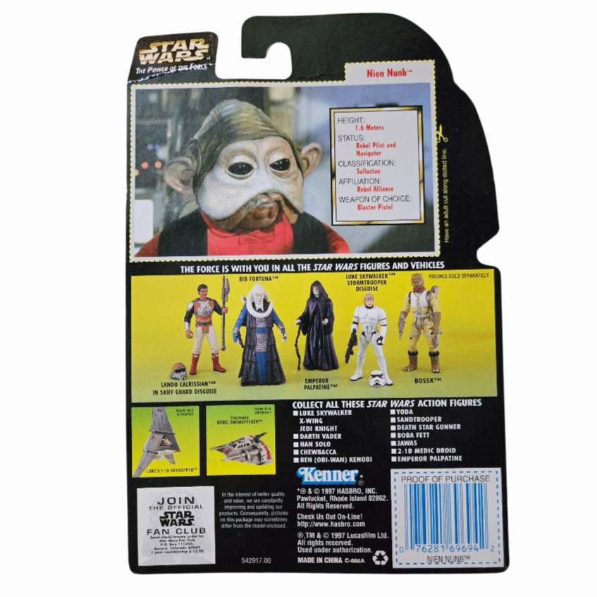 NIB *Star Wars: Power of the Force 'NIEN NUNB' Action Figure