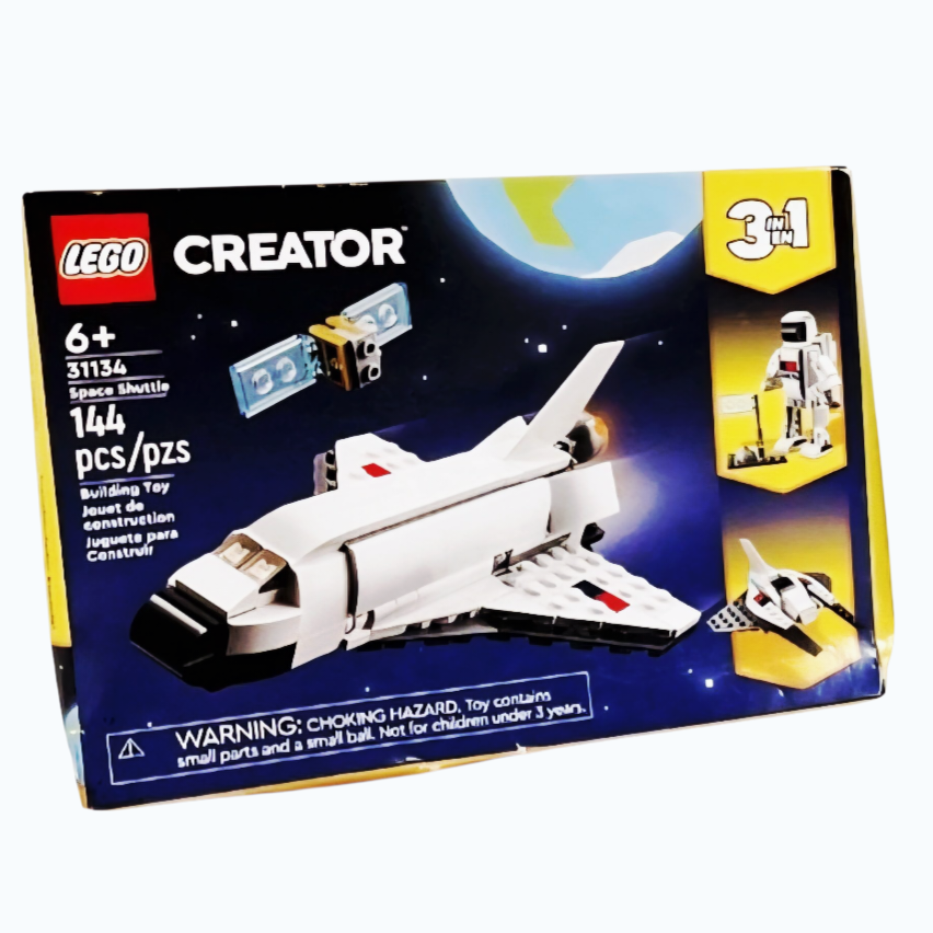 NIB *Legos CREATOR 3-in-1 Space Shuttle Toys Building Ships Astronaut #31134