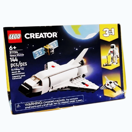 NIB *Legos CREATOR 3-in-1 Space Shuttle Toys Building Ships Astronaut #31134