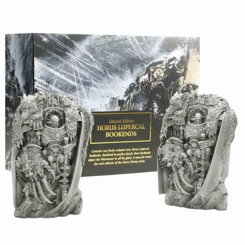 Black Library *Horus Lupercal BOOKENDS Warhammer Horus Heresy Ltd. Ed. - Retired