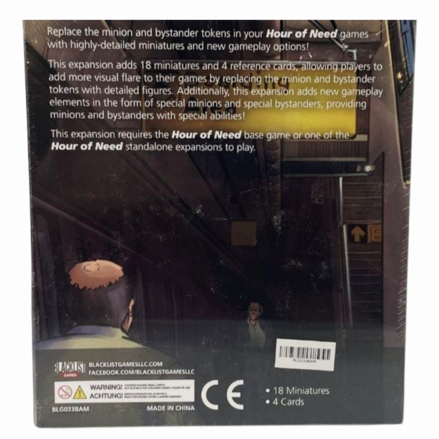 NIB *Blacklist 'Hour of Need' Bystander & Minion Upgrade Pack Expansion Pack