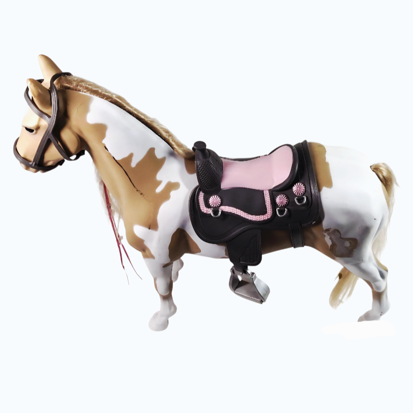 20" Palomino Paint Horse *Our Generation by Battat 'Hair Play w/ Saddle