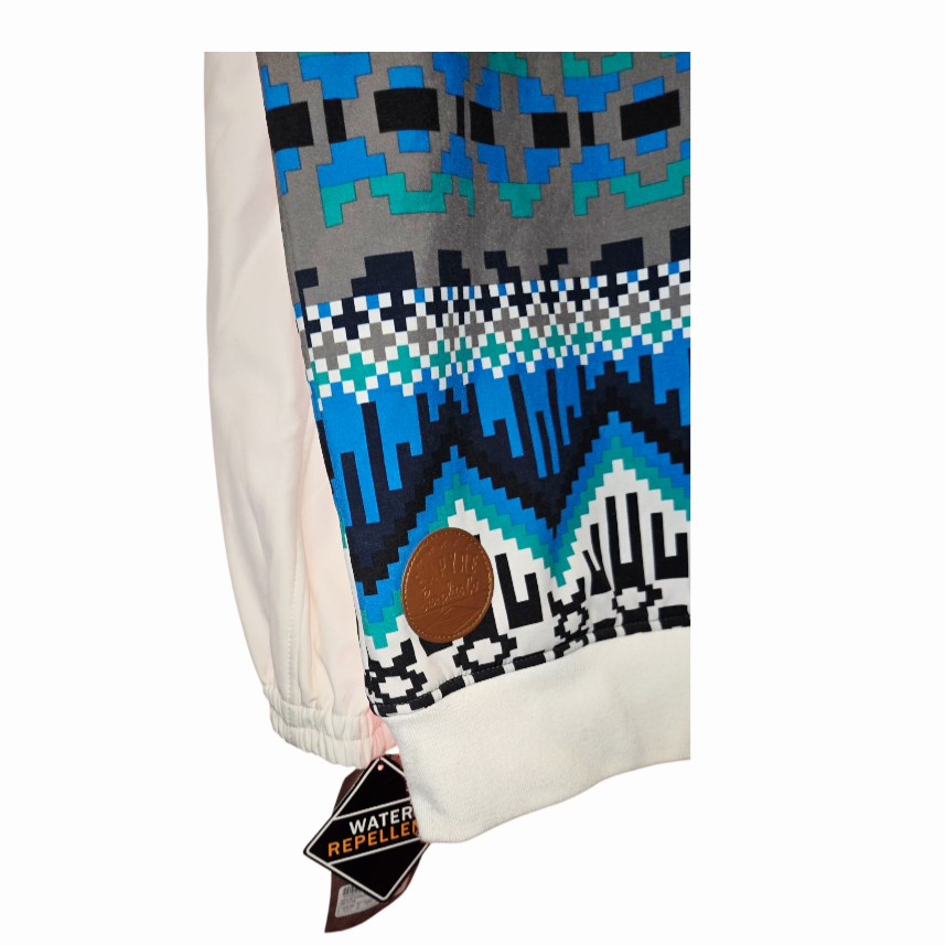 NWT *EMPYRE Multicolor Hooded Jacket Blue/White Outdoor Wear (XL)