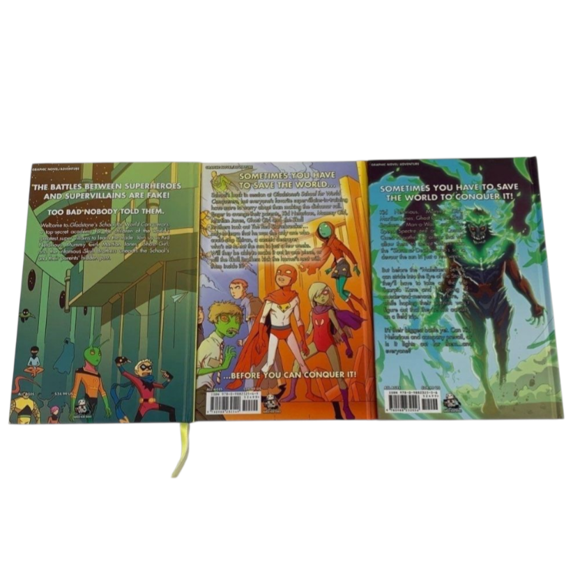Gladstone School For World Conquerors Comic  Hardcover Books Vol. #1-3