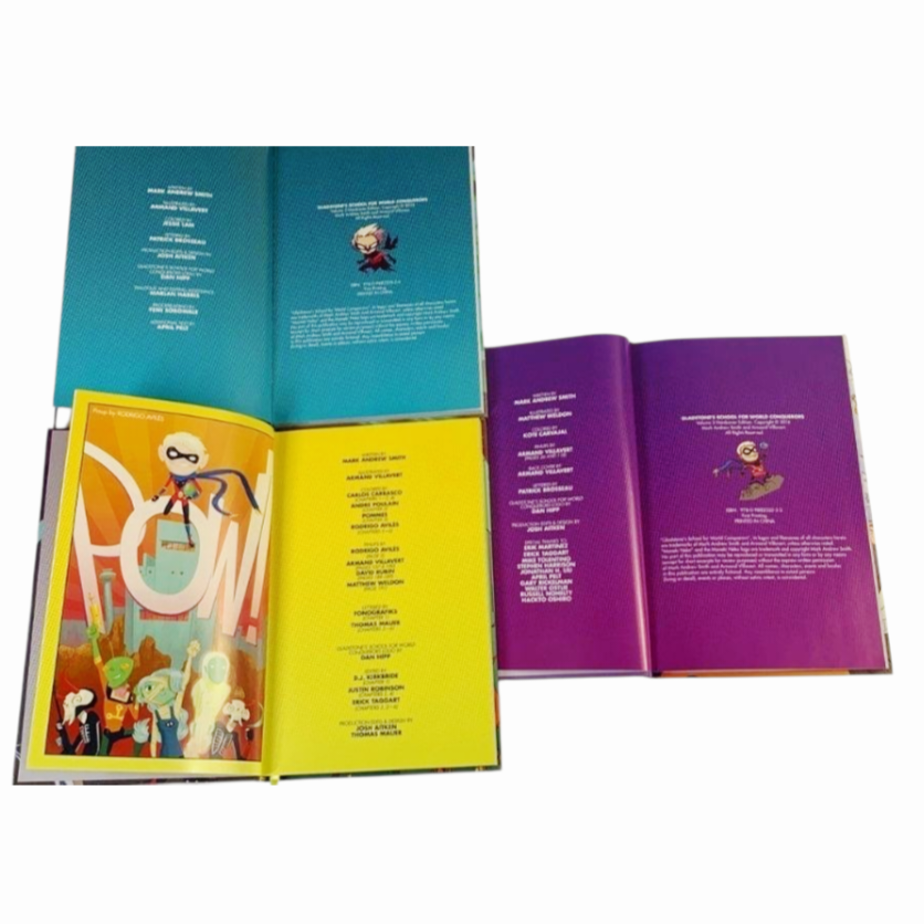 Gladstone School For World Conquerors Comic  Hardcover Books Vol. #1-3
