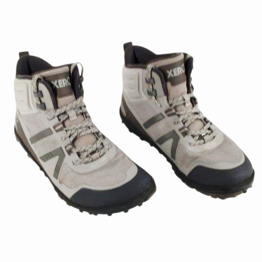 NIB *Xero Shoes Women Grey Lace-up Scrambler Mid II RR08-12 Hiking Boots (10)