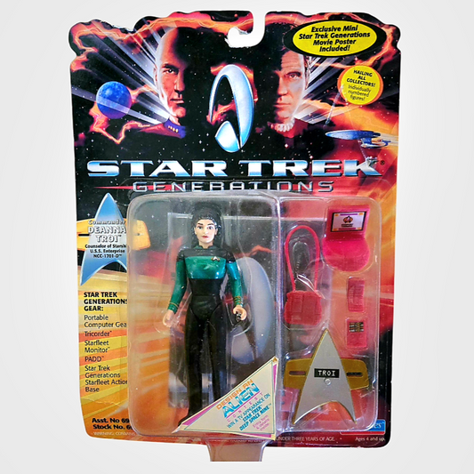 NIB *Star Trek Generations "DEANNA TROI" Action Figure Playmates 1994