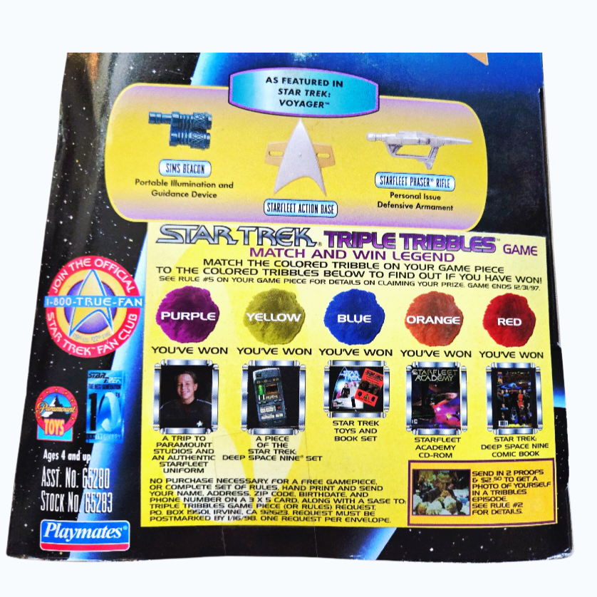 NIB *Star Trek:Warp Factor Series 1 "LT. TUVOK" 9-inch Action Figure 1997