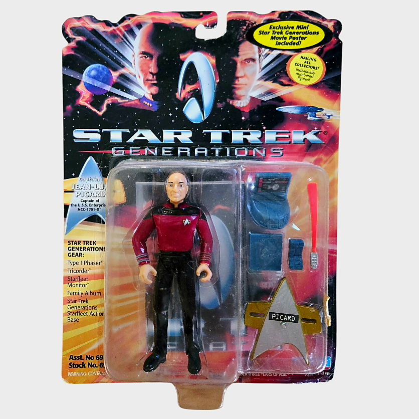 NIB *Star Trek Generations "Jean-Luc Picard" Action Figure Playmates 1994