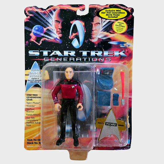 NIB *Star Trek Generations "Jean-Luc Picard" Action Figure Playmates 1994