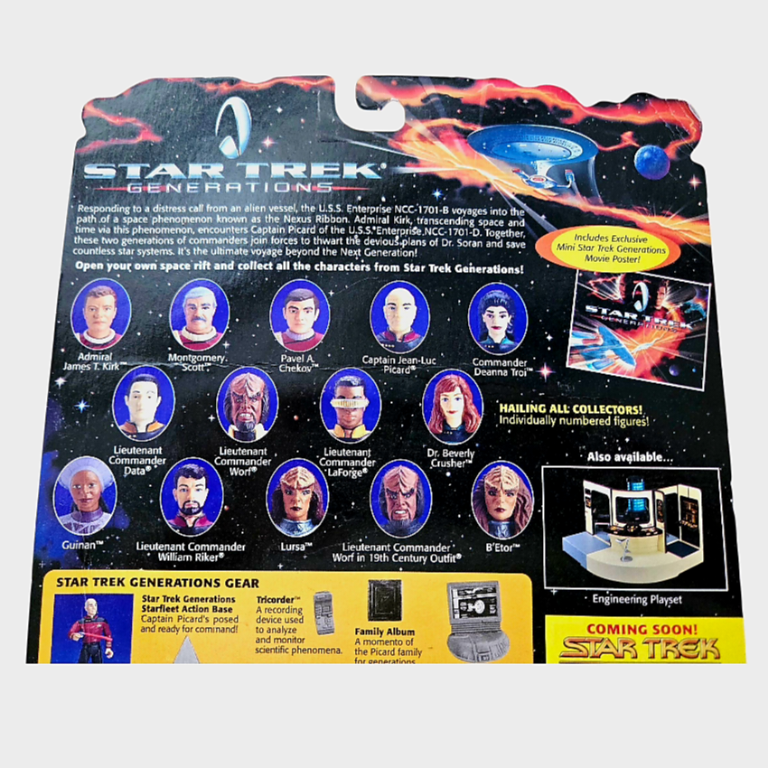 NIB *Star Trek Generations "Jean-Luc Picard" Action Figure Playmates 1994