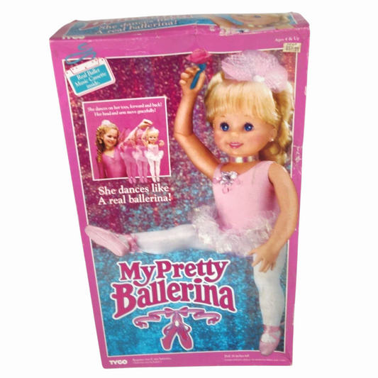 NIB *Vintage TYCO "My Pretty Ballerina" Doll w/ Accessories 1990