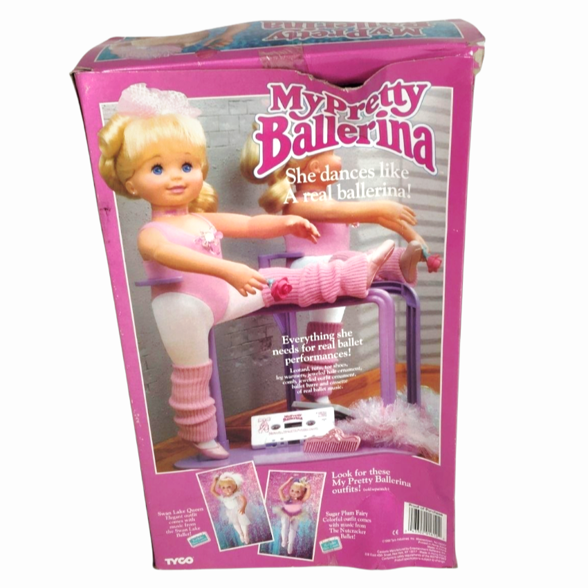 NIB *Vintage TYCO "My Pretty Ballerina" Doll w/ Accessories 1990