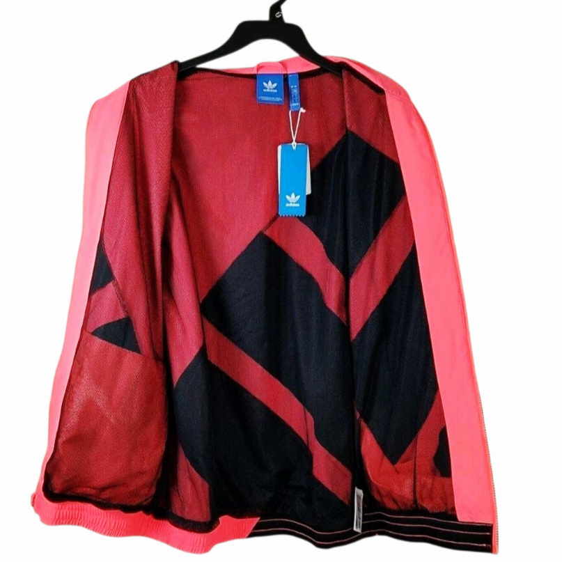 NWT *Adidas EQT ADV/91-17 Bold Track Jacket BR8738 Pink/Black (Large)