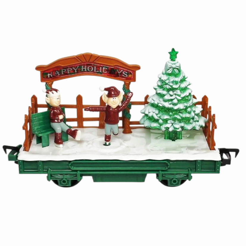 NIB *Eztec Santa Express Christmas Train Set Holiday Decor (41 Pieces)