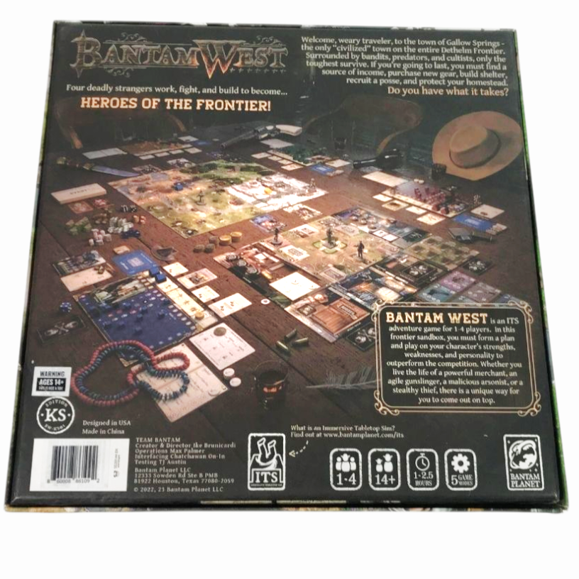 NIB *Bantam West Shadow Governors Pledge+ Edition Board Game
