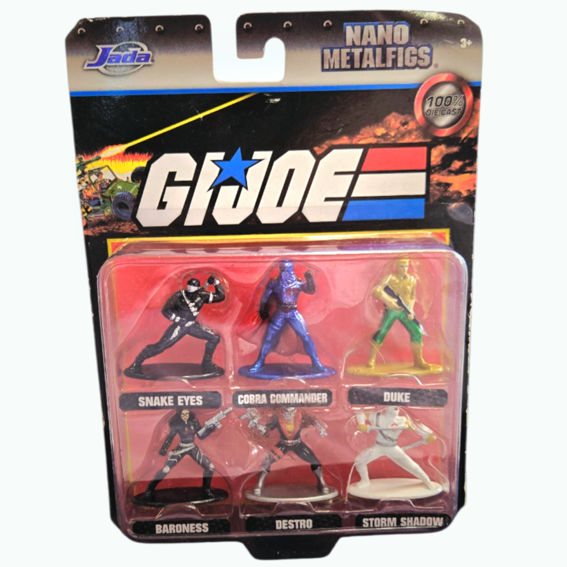 NIB *G.I. Joe Nano MetalFigs Mini-Figure 6-Pack Jada Toys