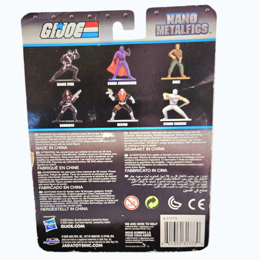 NIB *G.I. Joe Nano MetalFigs Mini-Figure 6-Pack Jada Toys