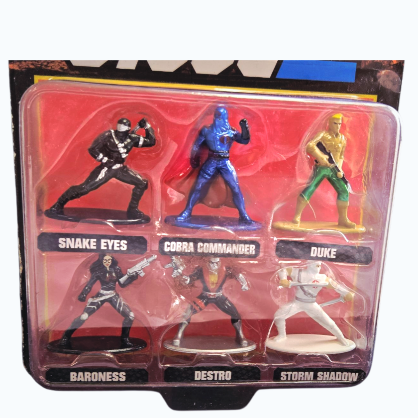 NIB *G.I. Joe Nano MetalFigs Mini-Figure 6-Pack Jada Toys