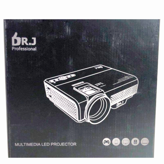 NIB *DR. J Professional Multimedia LED Projector 170" Display Model P68