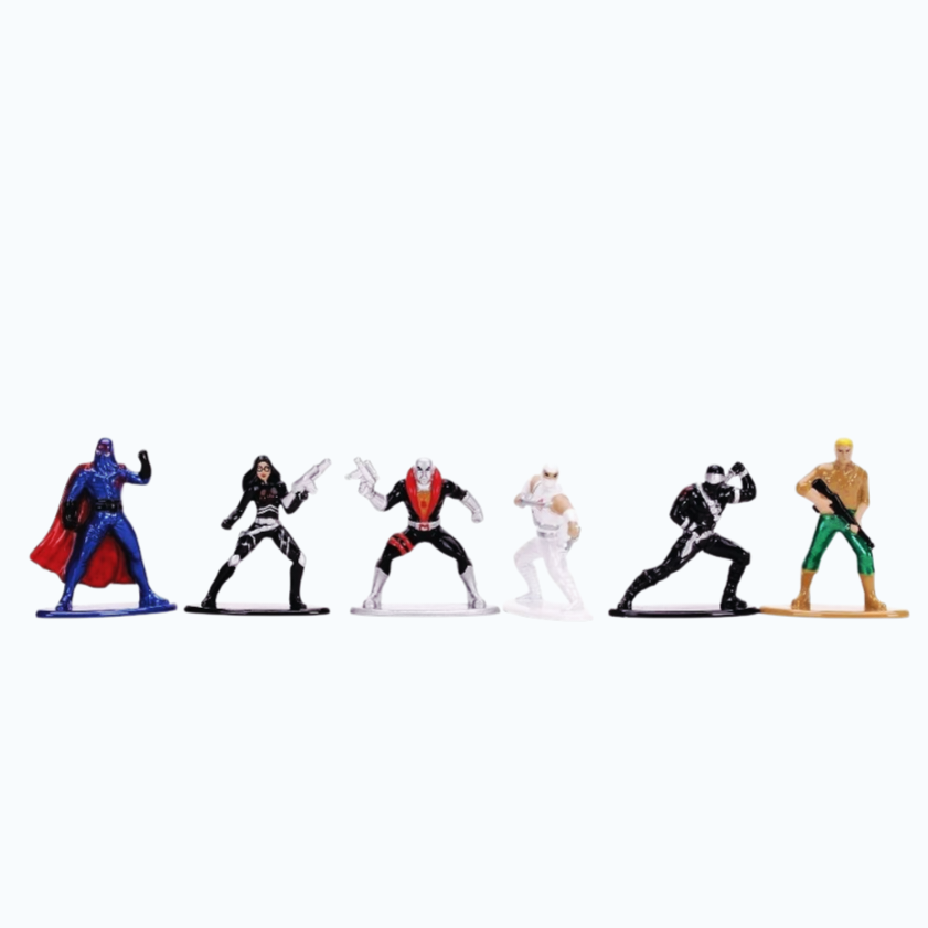 NIB *G.I. Joe Nano MetalFigs Mini-Figure 6-Pack Jada Toys