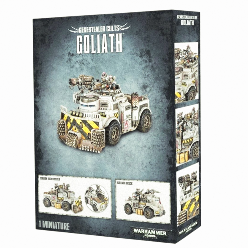 NIB *Warhammer 40000 GeneStealer Cults Goliath Rockgrinder Truck