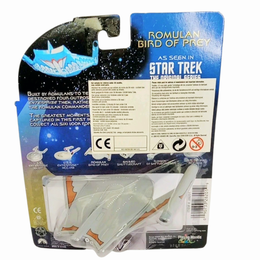 NIP *Johnny Lightning Legends Star Trek Romulan Bird of Prey Series 1