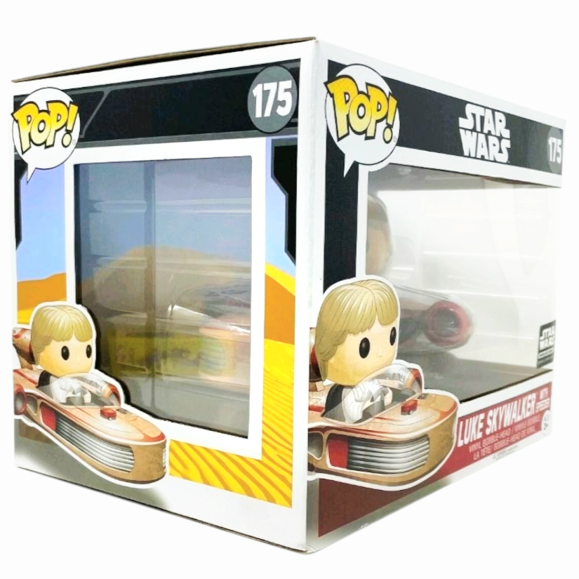 NIB *Funko Pop! Disney Star Wars #175 Luke Skywalker w/ Speeder Figure