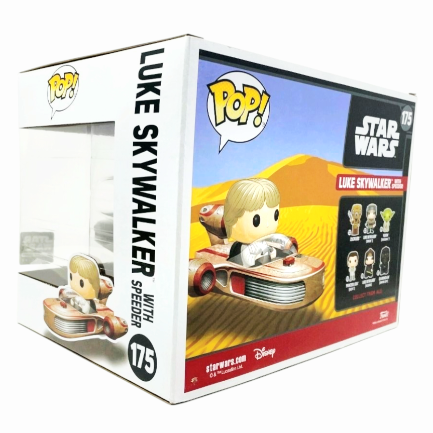 NIB *Funko Pop! Disney Star Wars #175 Luke Skywalker w/ Speeder Figure