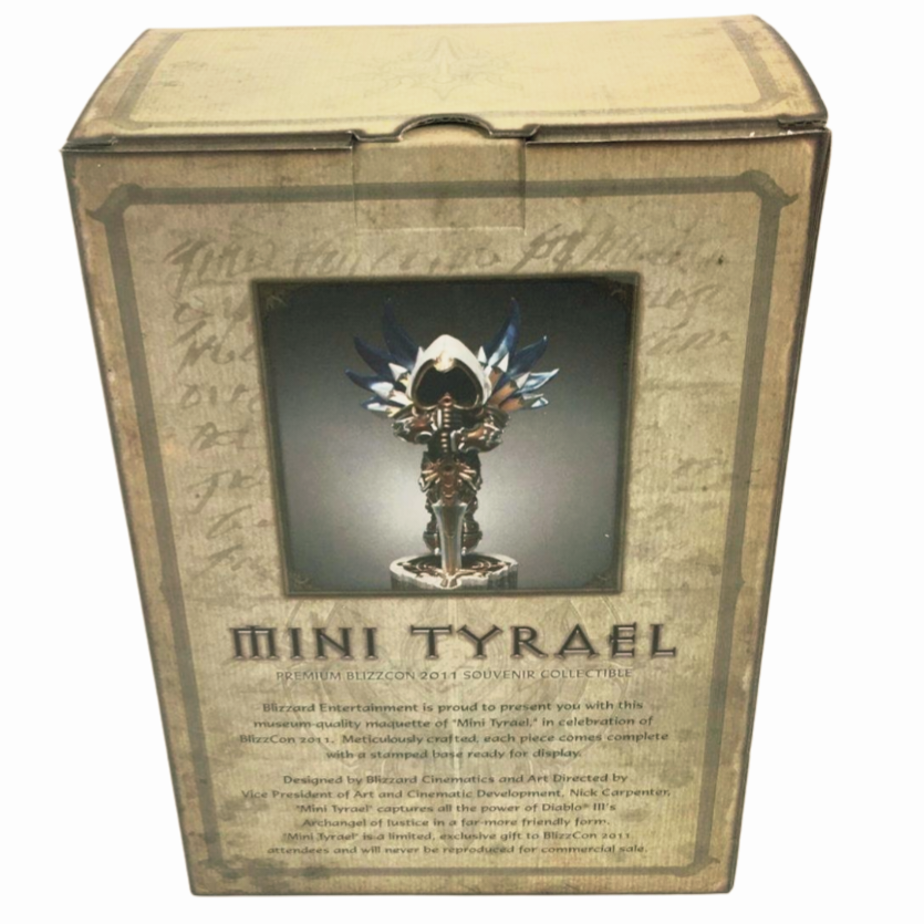 NIB *Diablo 3 III Mini Tyrael 7" Figure From Blizzcon 2011 Limited Edition