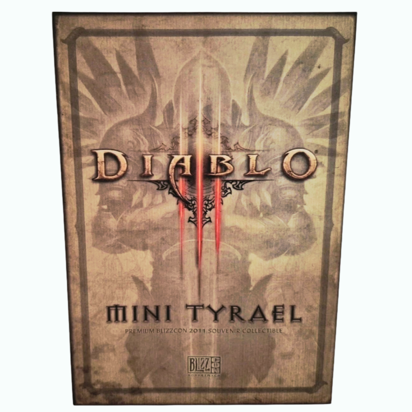 NIB *Diablo 3 III Mini Tyrael 7" Figure From Blizzcon 2011 Limited Edition