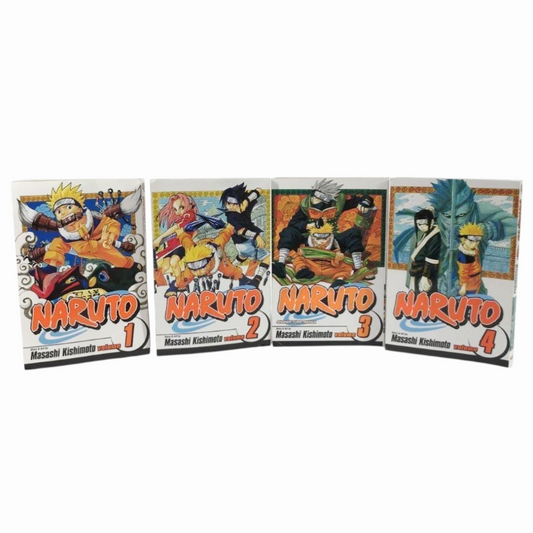 Shonen Jump *NARUTO Vol. #1-4 Books Masashi Kishimoto Manga Set