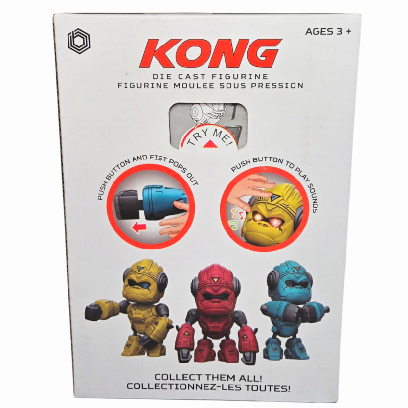 NIB *Braha 'KING KONG' Die Cast Interactive Action Figure - Plays Sound