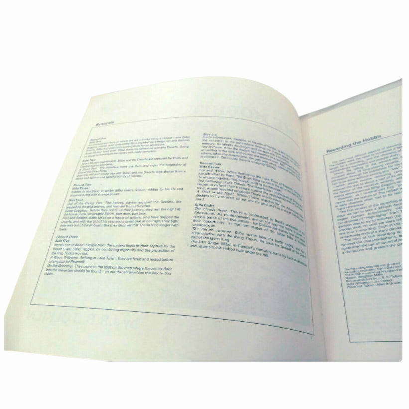 L@@K *J.R.R. Tolkien: The Hobbit 4/LP Read by Nicol Williamson (Argo ZPL 1196/9)